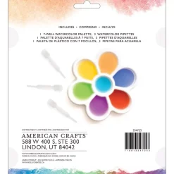 Paleta Plástico en Flor + 3 Pipetas Kelly Creates