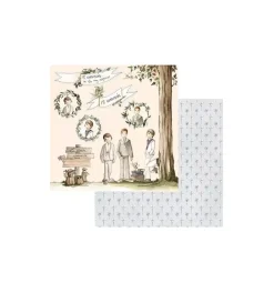 Papel #01 Ellos celebran su comunión El Altillo de los Duendes 30x30cm