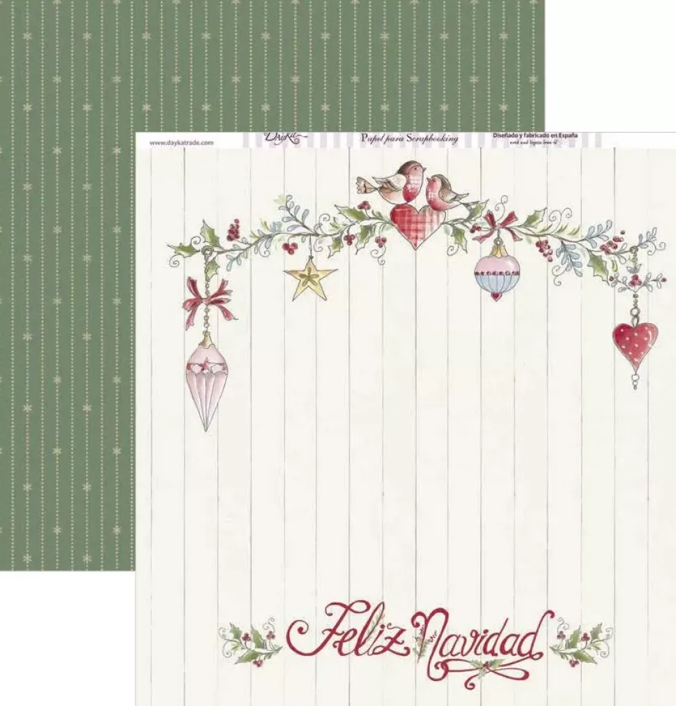 Papel SCP-226 Feliz Navidad Dayka 30x30cm