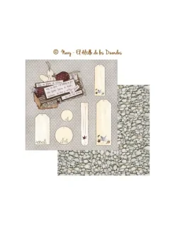 Papel #08 Susurros de Hada El Altillo de los Duendes 30x30cm