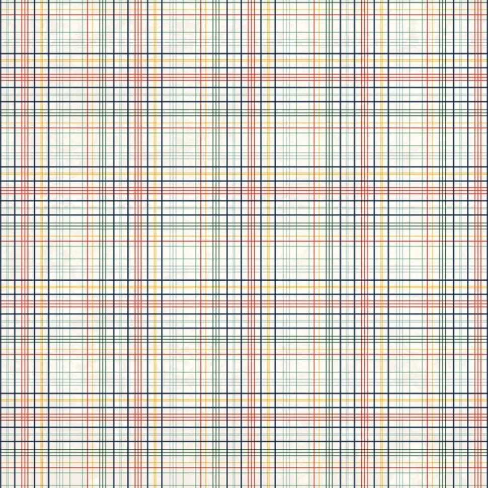 Papel ABC Plaid Back to School Carta Bella 30x30cm