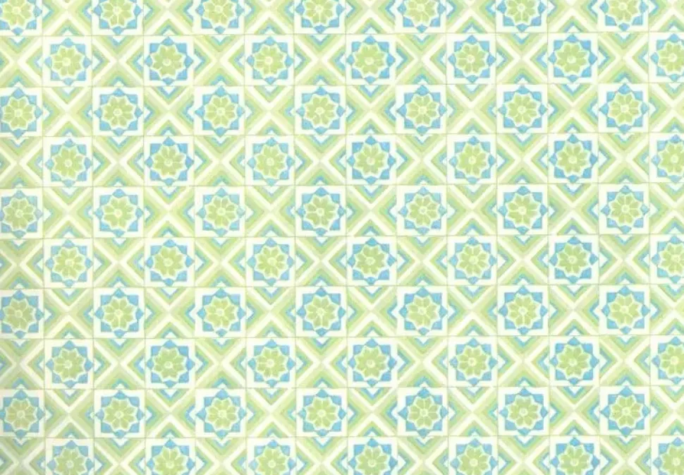 Papel Azulejos verdes Tassotti