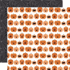 Papel Boo Pumpkins Spooktacular Halloween Echo Park 30x30cm