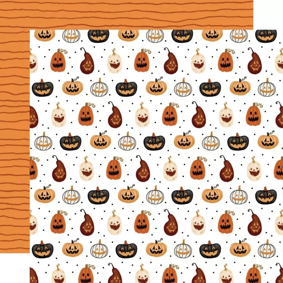Papel Creepy Carvings Halloween Carta Bella 30x30cm