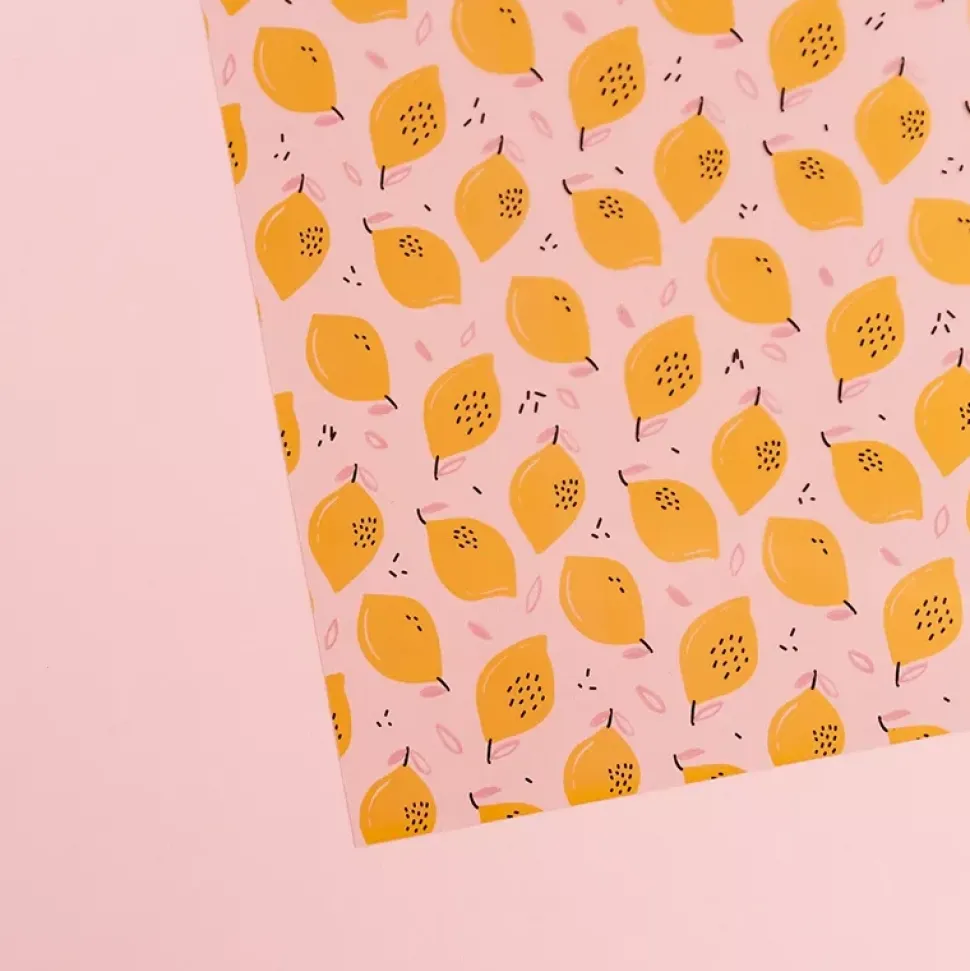 Papel de acetato Lemon Oh Happy Day Sami Garra 30x30cm