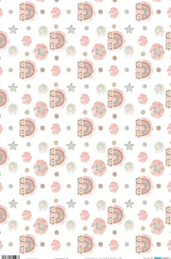 Papel de Cartonaje Arcoiris Lullaby Baby Girl PapersForYou 32x48cm