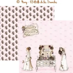 Papel Ellas Celebran su Comunión El Altillo de los Duendes 30x30cm