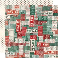 Papel Good Cheer Simple Vintage 'Tis The Season Simple Stories 30x30cm