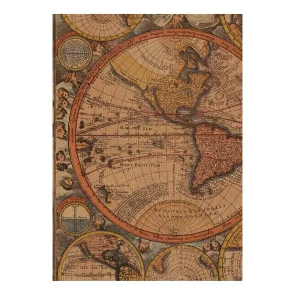 Papel Mapamundi Kraft Kartos 49,5x68cm