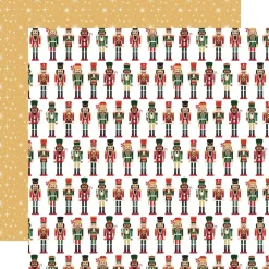 Papel Nutcracker Assortment Nutcracker Christmas Echo Park 30x30cm