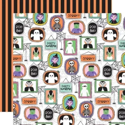 Papel Party Monsters Monster Mash Echo Park 30x30cm