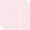 Papel Powder Pink Gingham Pastel Echo Park 30x30cm