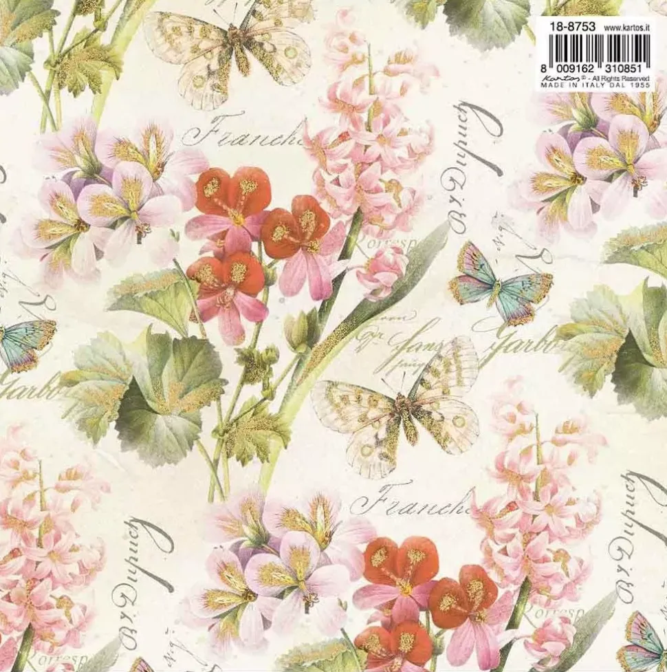 Papel Romántica Kartos 49,5x68cm