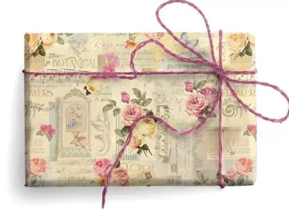 Papel Rosas y Notas Musicales Kartos 49.5x68cm