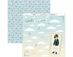 Papel SCP-150 Avión y niño de comunión Dayka 30x30cm