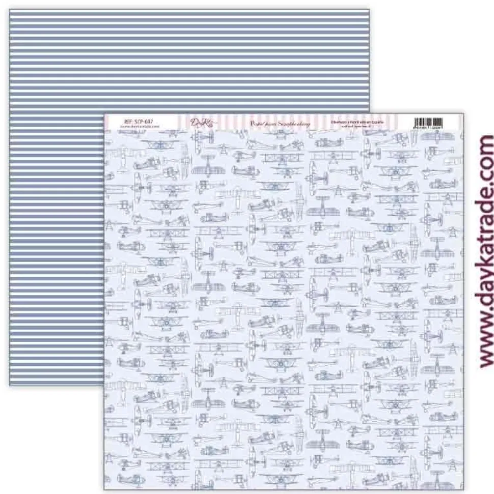 Papel SCP-697 Aviones Amor y Fe Dayka 30x30cm