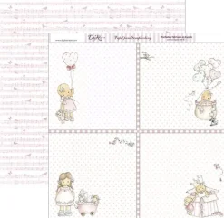 Papel SCP-039 Bebé con globos 30x30cm Dayka