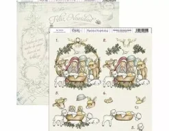 Papel SCP-078 Belén en corona Dayka 30x30cm