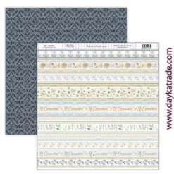 Papel SCP-539 Cenefas Estampadas Bendiciones Niño Dayka 30x30cm