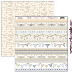 Papel SCP-696 Cenefas y banderines Amor y Fe Dayka 30x30cm