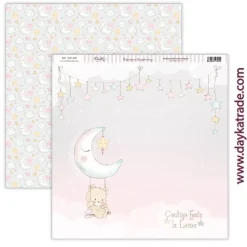 Papel SCP-439 Contigo hasta la luna Ha Nacido una Estrella Niña Dayka 30x30cm