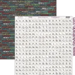 Papel SCP-335 Fichas de scrabble 30x30cm School Dayka