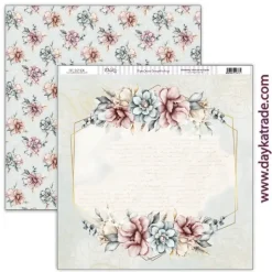 Papel SCP-636 Flores En Comunión con la Naturaleza 30x30cm