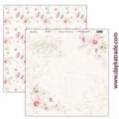 Papel SCP-522 Flores Rosas Bendiciones Niña Dayka 30x30cm