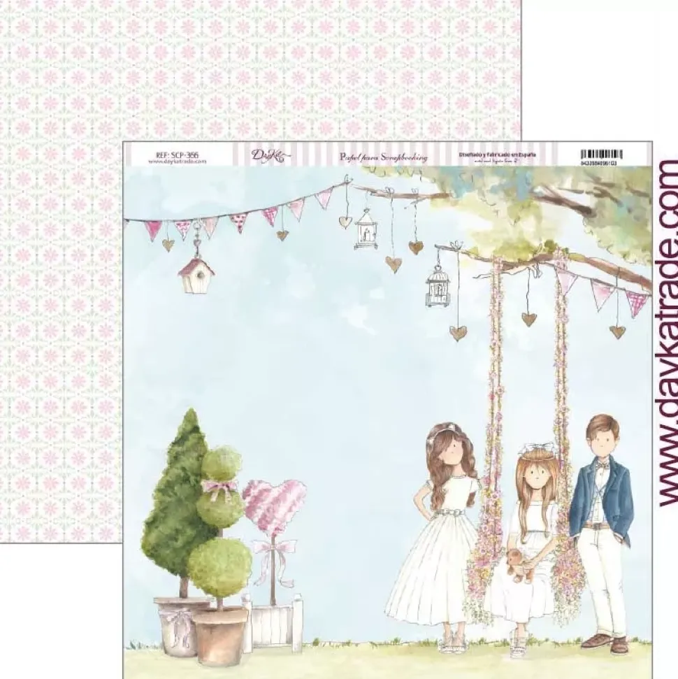 Papel SCP-366 Grupo de niñas y niño Dayka 30x30cm
