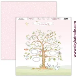 Papel SCP-435 Ha Nacido una Estrella Niña Mi Árbol Familiar Dayka 30x30cm
