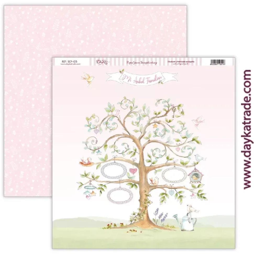Papel SCP-435 Ha Nacido una Estrella Niña Mi Árbol Familiar Dayka 30x30cm