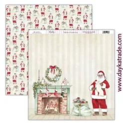 Papel SCP-511 Ho Ho Ho Secretos de Navidad Dayka 30x30cm