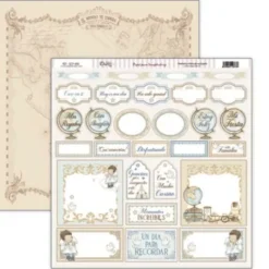 Papel SCP-490 Hoy Es Mi Día Niño Tarjetas y Etiquetas Dayka 30x30cm