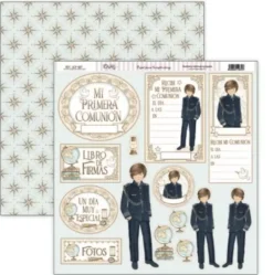 Papel SCP-487 Hoy Es Mi Día Niño Tarjetas y Recortables Almirante Dayka 30x30cm