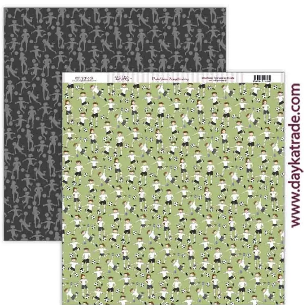 Papel SCP-659 Jugadores Pasión por el Fútbol Dayka 30x30cm