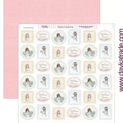 Papel SCP-301 Marcos recortables niña 30x30cm Mi Primera Comunión Dayka