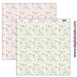 Papel SCP-528 Margaritas Bendiciones Niña Dayka 30x30cm