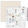 Papel SCP-529 Mi Comunión Beige Bendiciones Niño Dayka 30x30cm