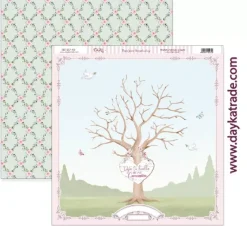 Papel SCP-419 Mi Primera Comunión Niña Árbol Dayka 30x30cm