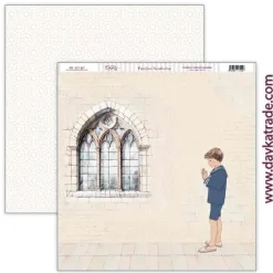 Papel SCP-687 Niño de comunión marinero Amor y Fe Dayka 30x30cm