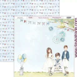 Papel SCP-378 Niños y niña de comunión Dayka 30x30cm