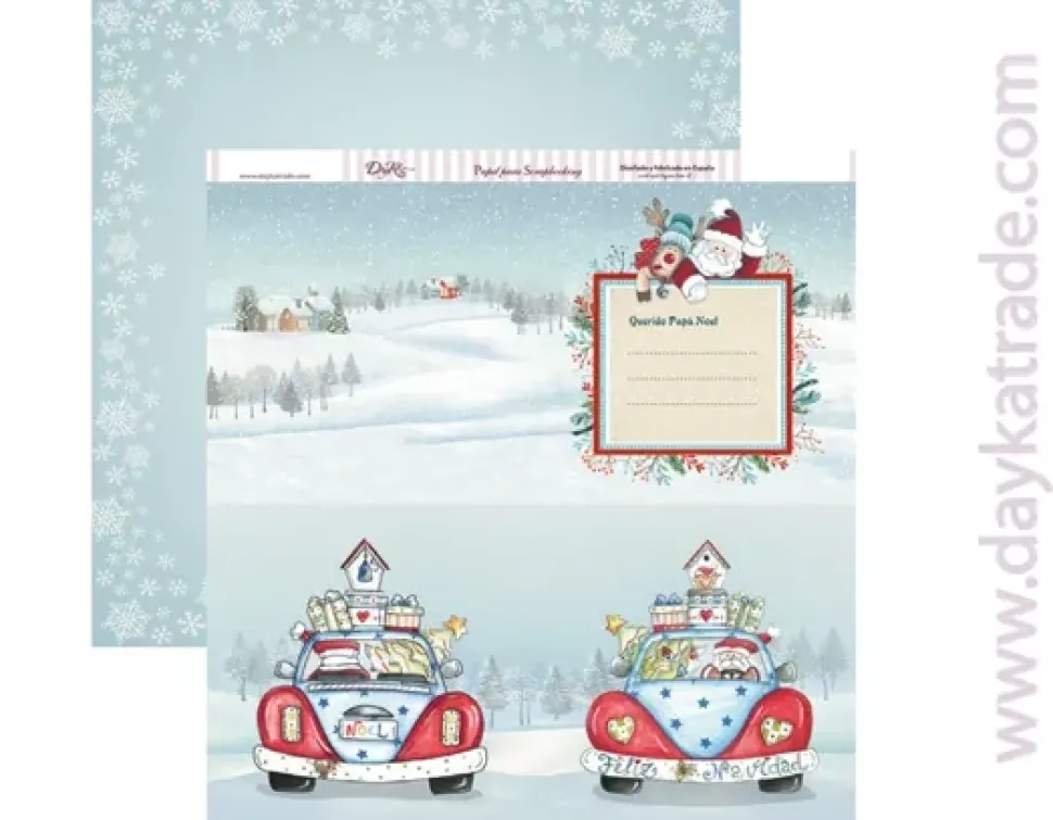 Papel SCP-166 Papá Noel Dulce Navidad Dayka 30x30cm