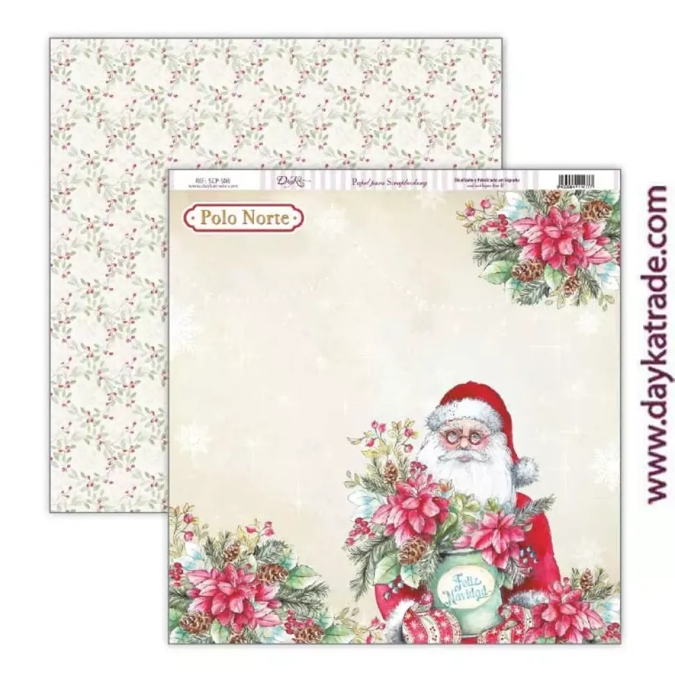 Papel SCP-508 Polo Norte Secretos de Navidad Dayka 30x30cm