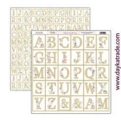 Papel SCP-506 Recién Casados Abecedario Dayka 30x30cm