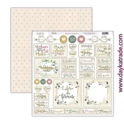 Papel SCP-503 Recién Casados Etiquetas Dayka 30x30cm