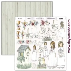 Papel SCP-634 Recortables En Comunión con la Naturaleza 30x30cm