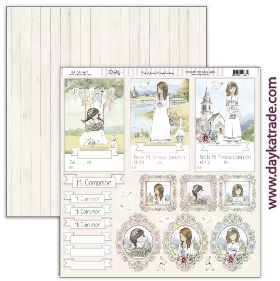 Papel SCP-632 Tags de Niña En Comunión con la Naturaleza 30x30cm