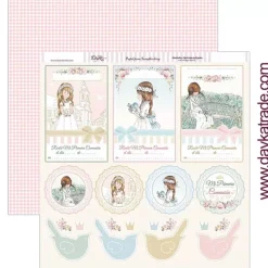 Papel SCP-300 Tarjetas niña Mi Primera Comunión Dayka 30x30cm