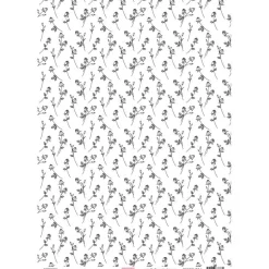 Papel vellum 04 La Vie en Rose Florilèges Design A4