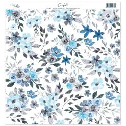 Papel vellum Bouquets Indigo Cocoloko 30x30cm